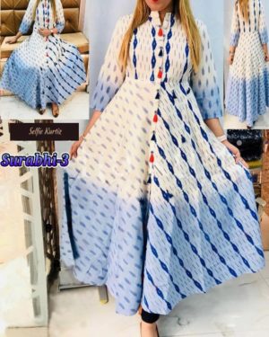 Women's Printed Multi Coloured Kurti sozo