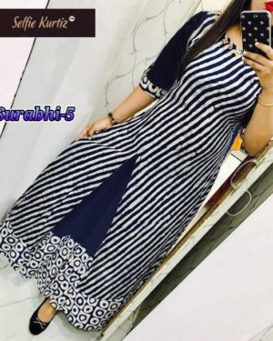 Women's Printed Multi Coloured Kurti - sozo