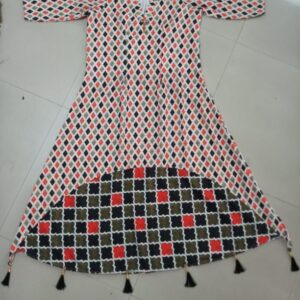 Women’s Printed Multi Coloured Kurti – sozo