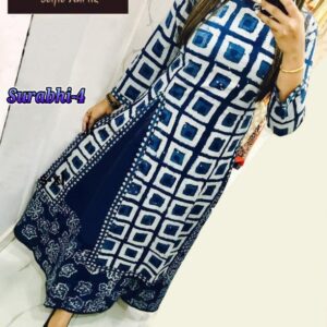 Women's Printed Multi Coloured Kurti sozo