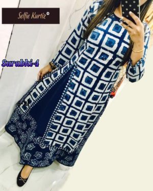 Women's Printed Multi Coloured Kurti sozo