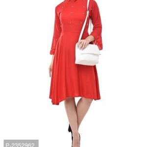Designer Bell Sleeves Dresses - GRE