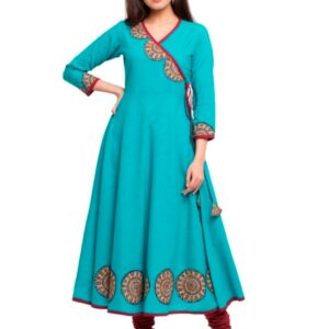 Elegant Cotton Slub Solid Kurti  - sozo