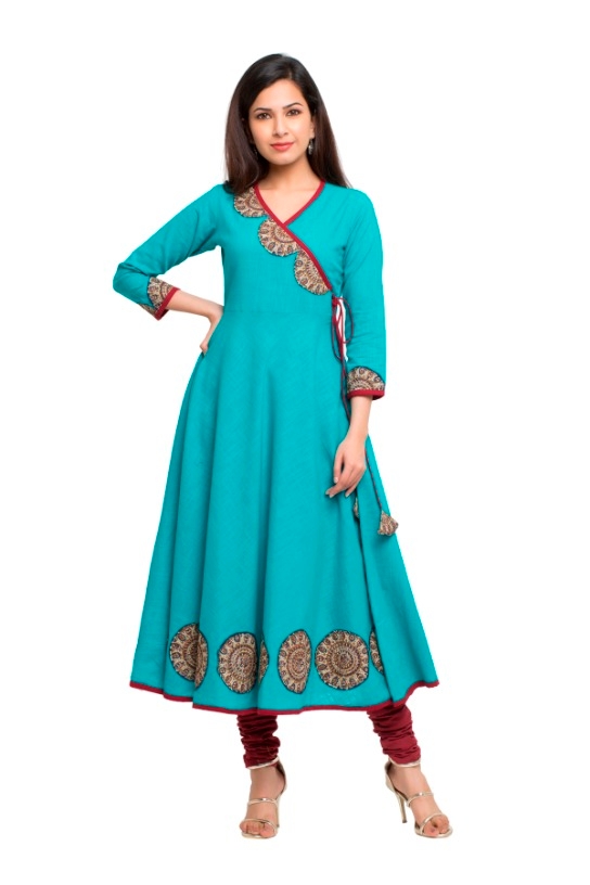 4728142986.jpeg Elegant Cotton Slub Solid Kurti - sozo