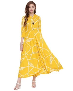 Rayon Ethnic Women Kurti  - sozo
