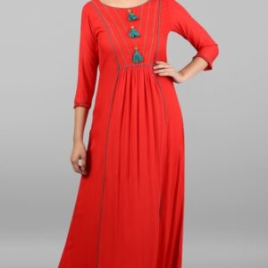 Janasya Partywear Long Kurti - sozo