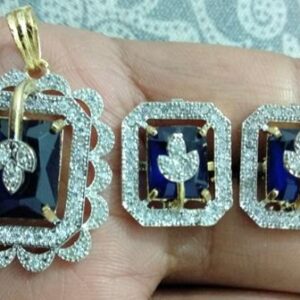 Women Stone Pendant Set  - sozo