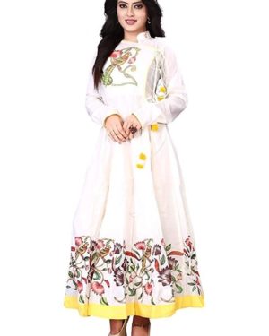 Latest Rayon Anarkali Printed Kurti  - sozo