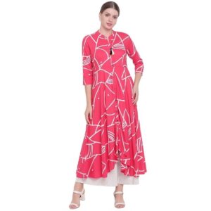 Rayon Ethnic Women Kurti  - sozo