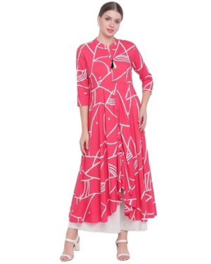 Rayon Ethnic Women Kurti  - sozo