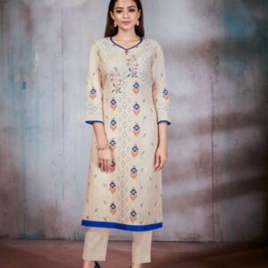 Elegant Cotton Straight Printed Kurti  - sozo