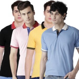 Cotton Casual T-Shirts For Men's Pack Of 4  - sozo