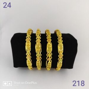Brass Bangles Set  - sozo