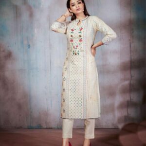 Elegant Cotton Straight Printed Kurti  - sozo