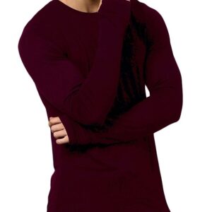 Solid Full Sleev T-shirt For Men's  - sozo