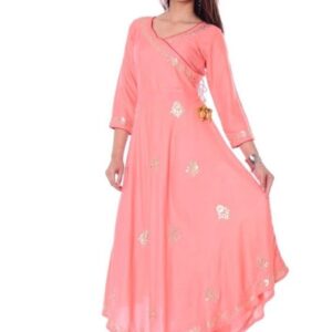 Unique Rayon Printed A-line Kurti  - sozo