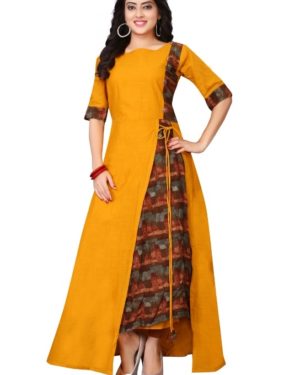 Latest Rayon Anarkali Printed Kurti  - sozo