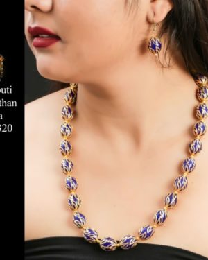 Fashionable Rajputi Mala Set   - sozo