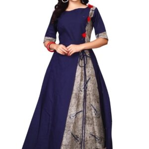 Latest Rayon Anarkali Printed Kurti  - sozo