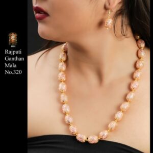 Fashionable Rajputi Mala Set   - sozo