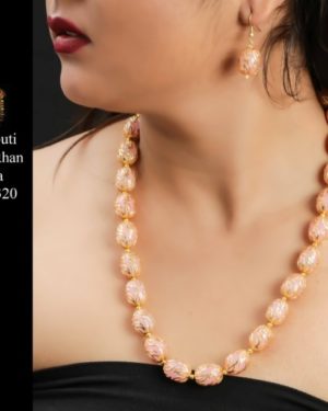 Fashionable Rajputi Mala Set   - sozo