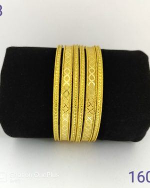 Brass Bangles Set  - sozo