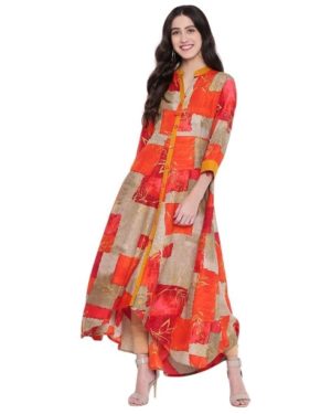 Rayon Ethnic Women Kurti  - sozo