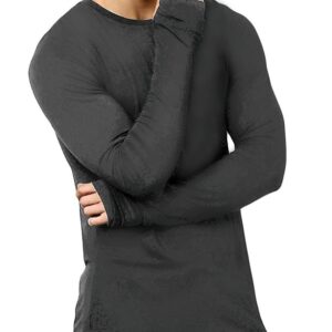 Solid Full Sleev T-shirt For Men's  - sozo