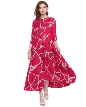 Rayon Ethnic Women Kurti  - sozo
