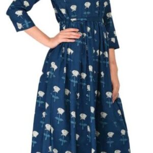 Fantastic Cotton Anarkali Floral Printed Kurti  - sozo