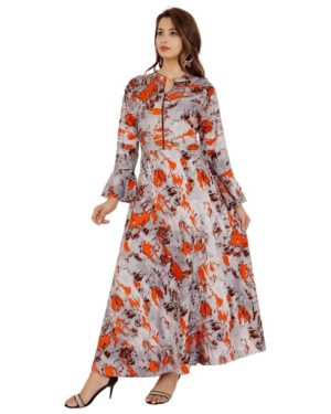 Glamorous Rayon Printed A-line Kurti  - sozo