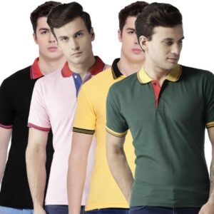 Cotton Casual T-Shirts For Men's Pack Of 4  - sozo