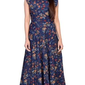 Women's Floral Rayon Kurti  - sozo