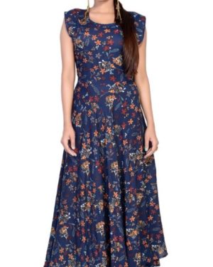 Women's Floral Rayon Kurti  - sozo