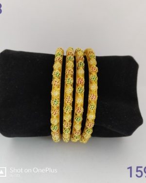 Brass Bangles Set  - sozo