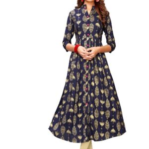 Fabulous Rayon Anarkali Printed Kurti  - sozo
