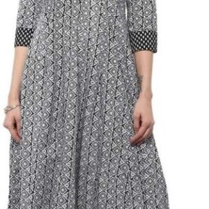 Fantastic Cotton Anarkali Floral Printed Kurti  - sozo