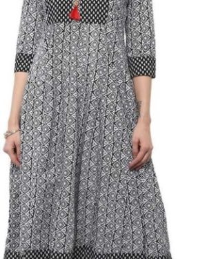 Fantastic Cotton Anarkali Floral Printed Kurti  - sozo