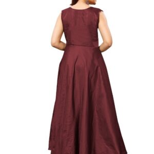 Gorgeous Taffeta Silk Solid Anarkali Long Kurti – sozo