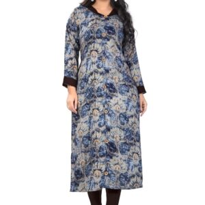 Women Trendy Rayon Long Kurti  - sozo
