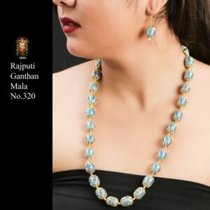 Fashionable Rajputi Mala Set   - sozo