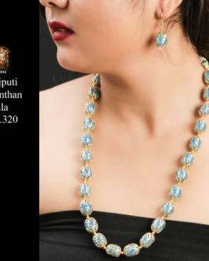 Fashionable Rajputi Mala Set   - sozo