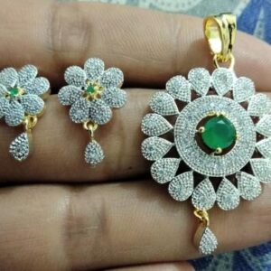 Women Stone Pendant Set  - sozo