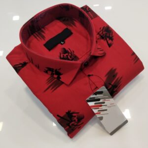Cotton Printed Regular Fit Shirt	  - sozo
