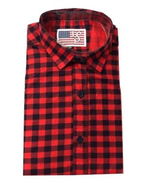 Cotton Checks Regular Fit Shirt  - sozo