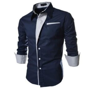 Cotton Solid Slim Fit Shirt  - sozo