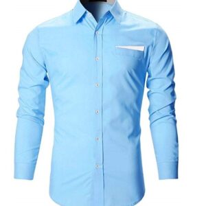 Cotton Solid Slim Fit Shirt   - sozo