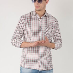 Men’s Slim Fit Checks Casual Shirt – sozo