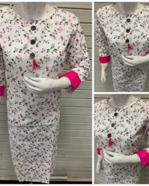 Trendy Pure Cotton Kurti  - sozo