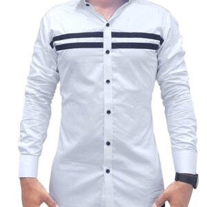Cotton Solid Slim Fit Shirt   - sozo